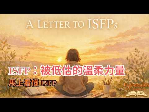 給 ISFP 的悄悄話：在喧囂世界中，擁抱你那安靜而強大的藝術靈魂「Pagewealth」